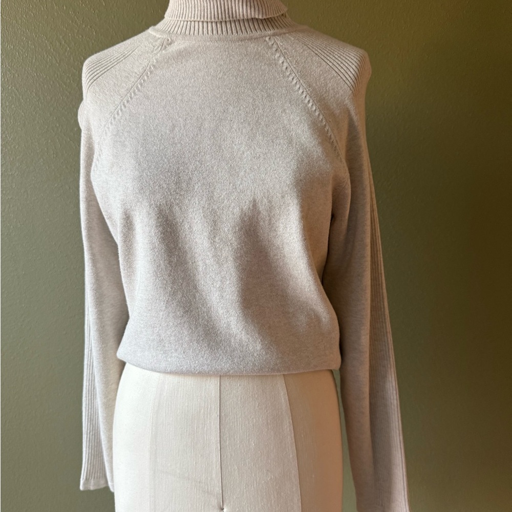 Worth Cream Cowl Neck Sweater